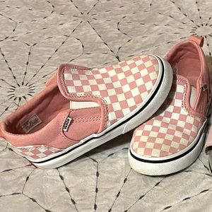 Girls Checkered Vans